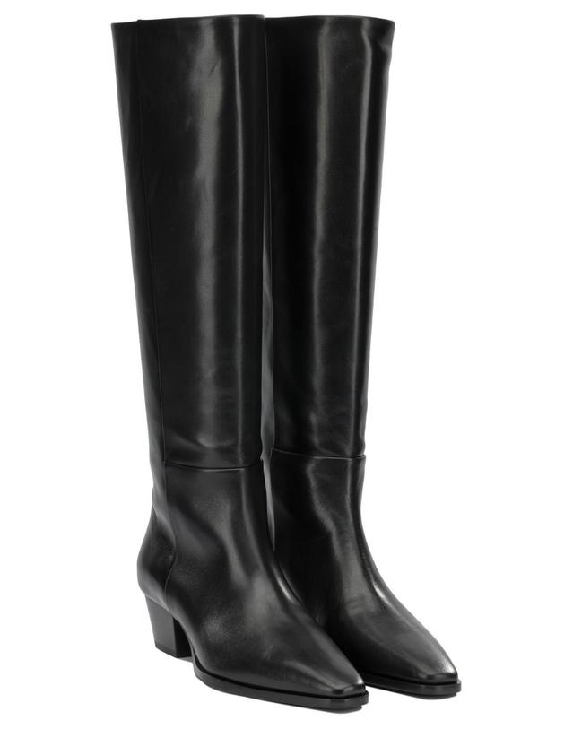 에이디 [해외직구][V90]에이디 MEDEACALF LEATHERBLACK 여성 부츠 앵클부츠 Medea Knee High Boots 착용컷