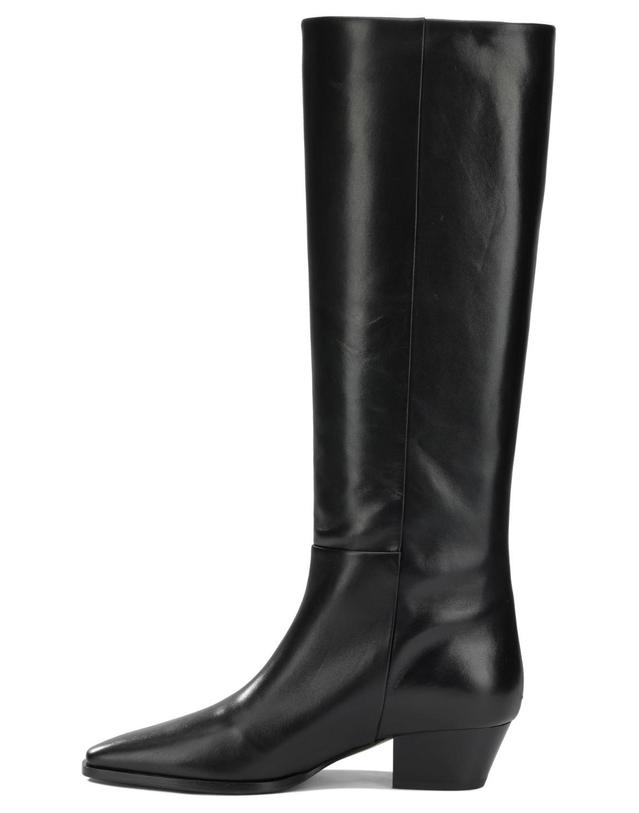 에이디 [해외직구][V90]에이디 MEDEACALF LEATHERBLACK 여성 부츠 앵클부츠 Medea Knee High Boots 착용컷