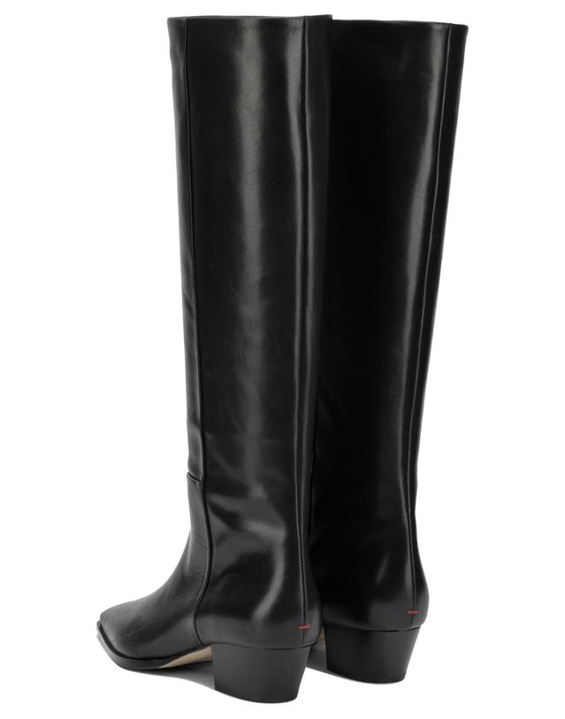 에이디 [해외직구][V90]에이디 MEDEACALF LEATHERBLACK 여성 부츠 앵클부츠 Medea Knee High Boots 착용컷