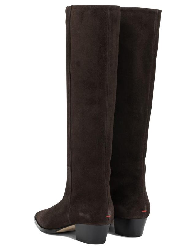 에이디 [해외직구][V90]에이디 MEDEACOW SUEDE LEATHERMOKA 여성 부츠 앵클부츠 Medea Knee High Boots 착용컷