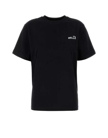 [해외직구][X45]코페르니 DJS03F5036BEL BLACK 여성 티셔츠 민소매 탑 나시 Black cotton Coperni X Disney Belle t shirt