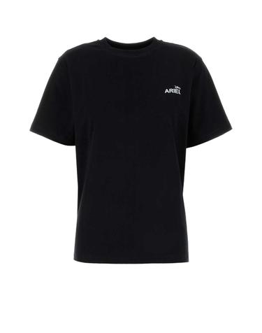 [해외직구][X45]코페르니 DJS03F5036ARI BLACK 여성 티셔츠 민소매 탑 나시 Black cotton Coperni X Disney Ariel t shirt