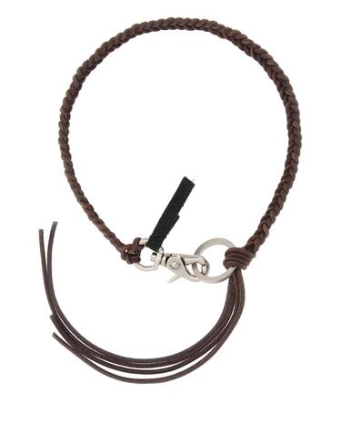 [해외직구][X45]아워레가시 A2268LBR BROWNLEATHER 남성 목걸이 넥클리스 악세사리 Chocolate leather Ladon necklace