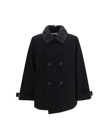 [해외직구][K68]아워레가시 M4261WBS BLACK 남성 코트 하프 롱 트렌치코트 레인코트 파카 Wage double breasted Coat