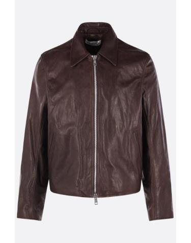 [해외직구][E32]아워레가시 M4269MM 남성 레더자켓 무스탕 가죽자켓 OUR LEGACY Mini jacket in waxed leather