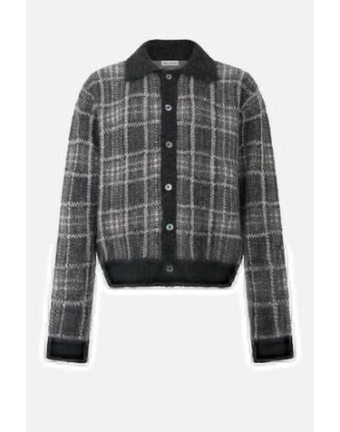 [해외직구][E32]아워레가시 M4263EG 남성 니트 스웨터 OUR LEGACY Evening Polo cardigan in wool and alpaca blend