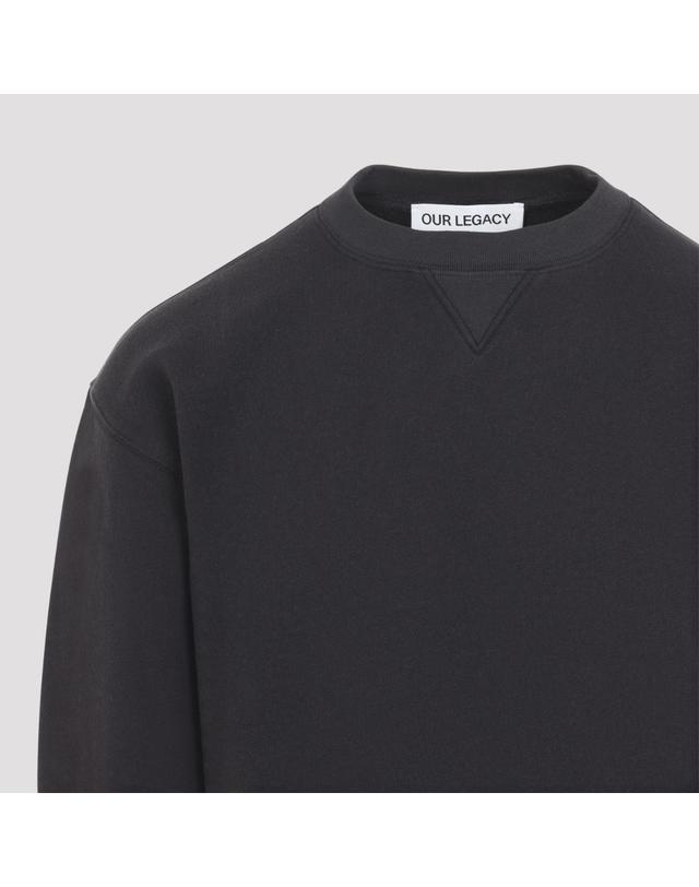 아워 레가시 [해외직구][D14]아워레가시 M4256PB BLACK 남성 맨투맨 후드 스웨트셔츠 집업 Our Legacy Perfect Sweatshirt 착용컷