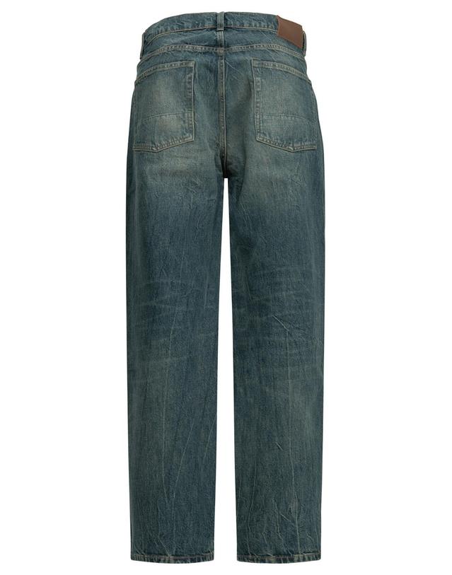 아워 레가시 [해외직구][V90]아워레가시 M4265TRIRIVER BLUE 남성 청바지 데님진 Third Cut Straight Leg Jeans 착용컷
