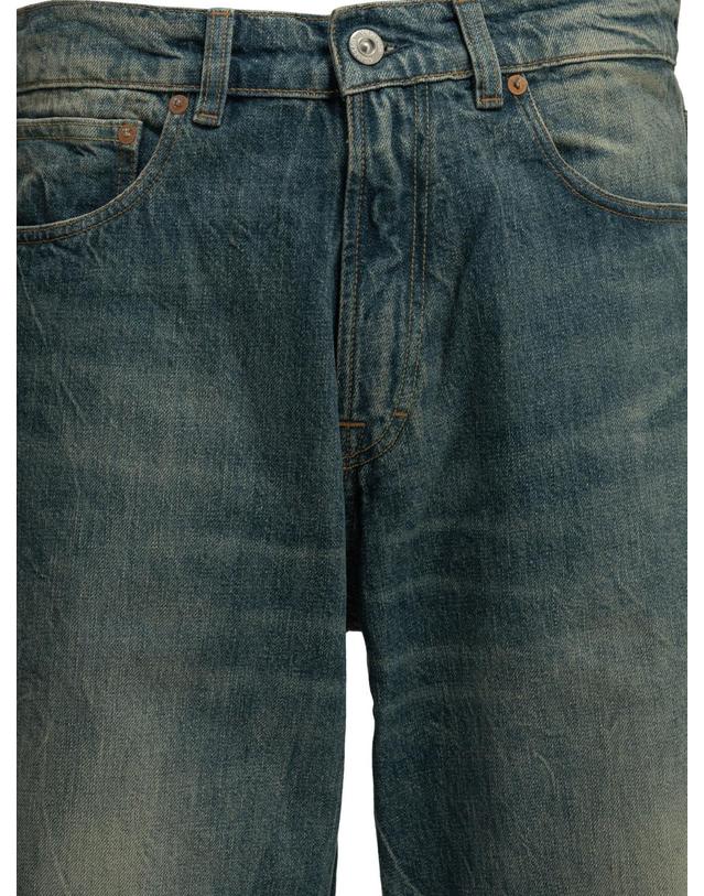 아워 레가시 [해외직구][V90]아워레가시 M4265TRIRIVER BLUE 남성 청바지 데님진 Third Cut Straight Leg Jeans 착용컷