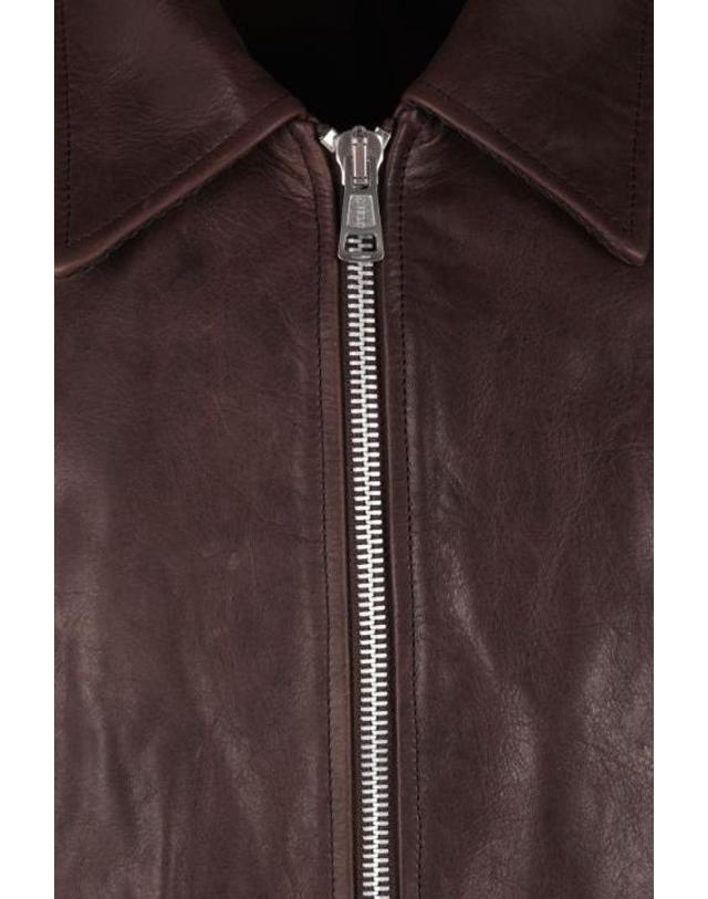 아워 레가시 [해외직구][E32]아워레가시 M4269MM 남성 레더자켓 무스탕 가죽자켓 OUR LEGACY Mini jacket in waxed leather 착용컷