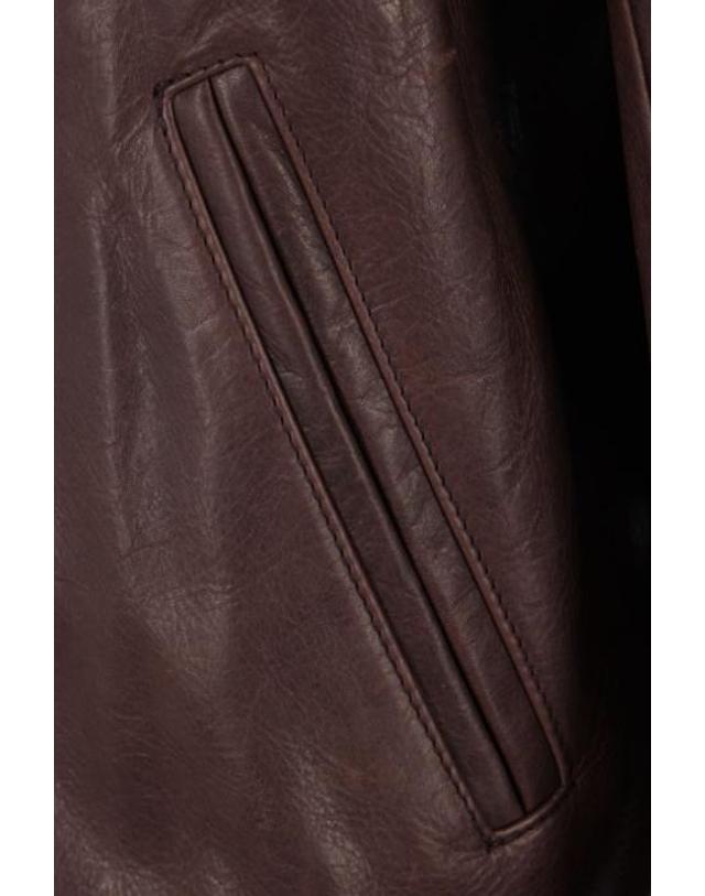 아워 레가시 [해외직구][E32]아워레가시 M4269MM 남성 레더자켓 무스탕 가죽자켓 OUR LEGACY Mini jacket in waxed leather 착용컷