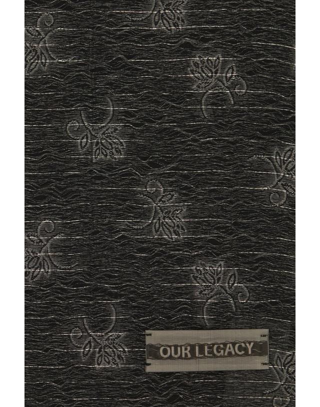 아워 레가시 [해외직구][W63]아워레가시 A4268OB BLACK 남성 머플러 스카프 숄 Sciarpa Ornate in misto modal ricamato 착용컷
