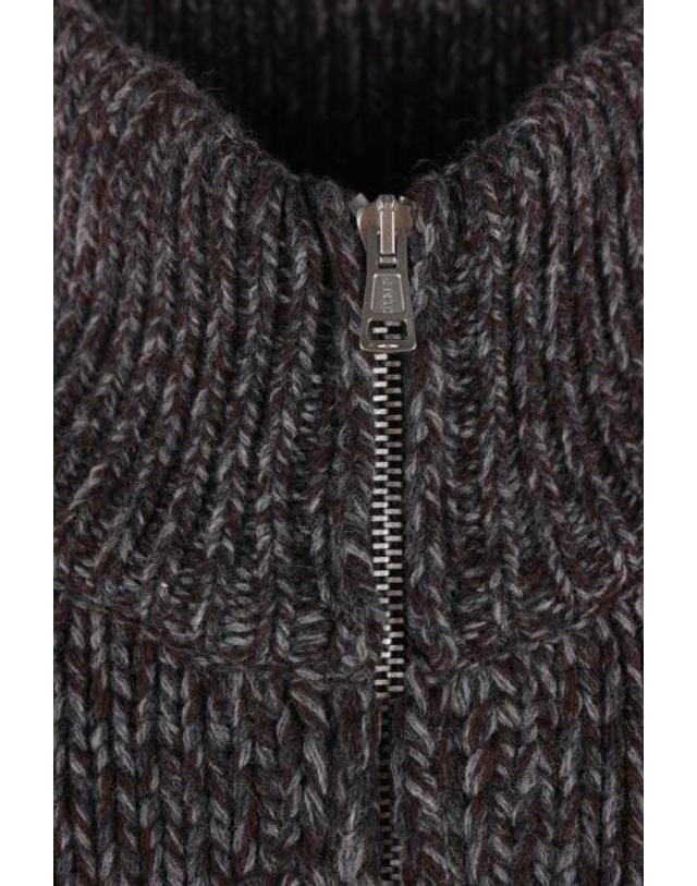아워 레가시 [해외직구][E32]아워레가시 W4263FS 의류 니트 스웨터 가디건 OUR LEGACY Flight full zip cardigan in wool 착용컷