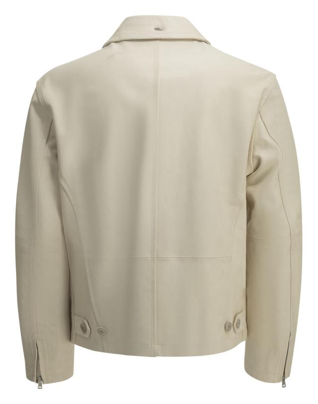 아워 레가시 [해외직구][V90]아워레가시 M4269RDDIRTY WHITE 남성 자켓 아우터 코트 바람막이 Rework Leather Jacket 착용컷