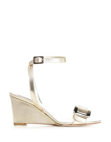 [해외직구][A94]로저비비에 RVW80544440KACG005 여성 샌들 슬리퍼 ROGER VIVIER ROGER VIVIER Belle Vivier Wedge Sandals