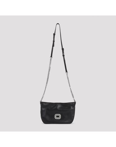 [해외직구][D14]로저비비에 RBWABDC0000YDR B999 NERO 여성 숄더백 호보백 크로스백 Roger Vivier Pilgrim Micro Pocket