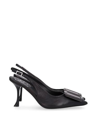 [해외직구][A94]로저비비에 RVW8304578091TB999 여성 펌프스 슬링백 하이힐 ROGER VIVIER ROGER VIVIER Vanna Ballerina Flat