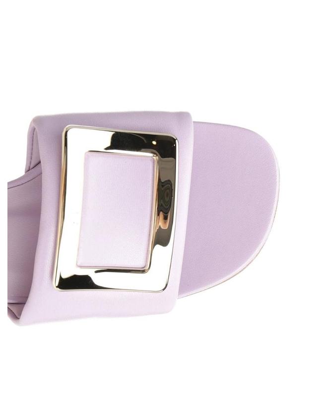 로저 비비에 [해외직구][A94]로저비비에 RVW8164492091TL028 여성 샌들 슬리퍼 ROGER VIVIER ROGER VIVIER Belle Vivier Leather Mules 착용컷