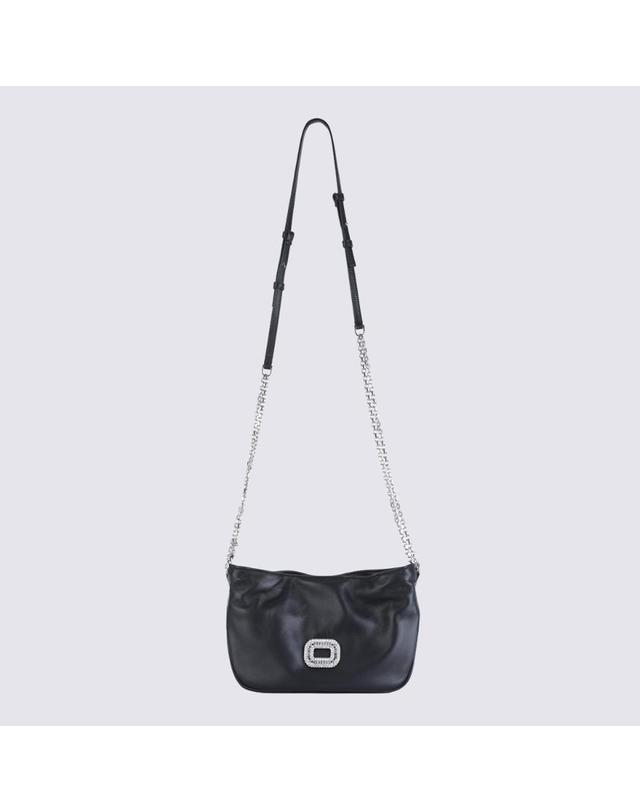 로저 비비에 [해외직구][Q11]로저비비에 RBWABDC0000YDRB999 여성 숄더백 BLACK LEATHER PILGRIM MICRO SATCHEL 착용컷