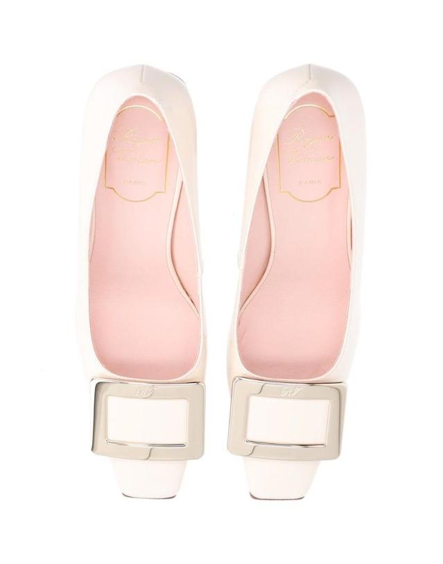 로저 비비에 [해외직구][A94]로저비비에 RVW71300920D1PC019 여성 펌프스 슬링백 하이힐 ROGER VIVIER ROGER VIVIER Belle Vivier Patent Pumps 착용컷