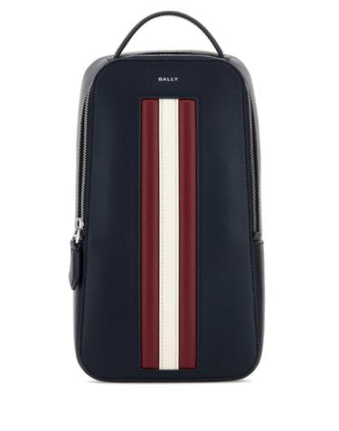 [해외직구][X45]발리 MAS02DEC001 I5T5P 여성 크로스백 숄더백 미니백 탑핸들백 Navy blue leather crossbody bag