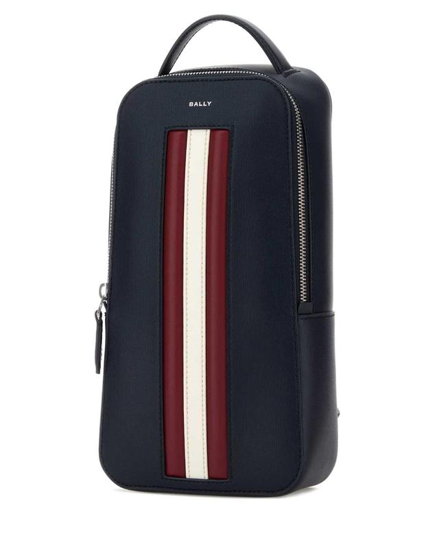발리 [해외직구][X45]발리 MAS02DEC001 I5T5P 여성 크로스백 숄더백 미니백 탑핸들백 Navy blue leather crossbody bag 착용컷