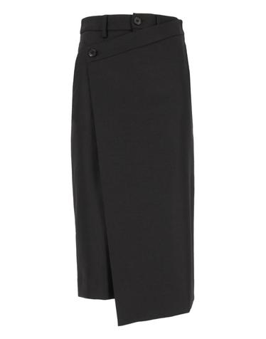 마우로 그리포니 [해외직구][A94]GRIFONI G1AC0093GRD AC 0007A 99 여성 스커트 치마 GRIFONI GRIFONI Wrap Midi Skirt