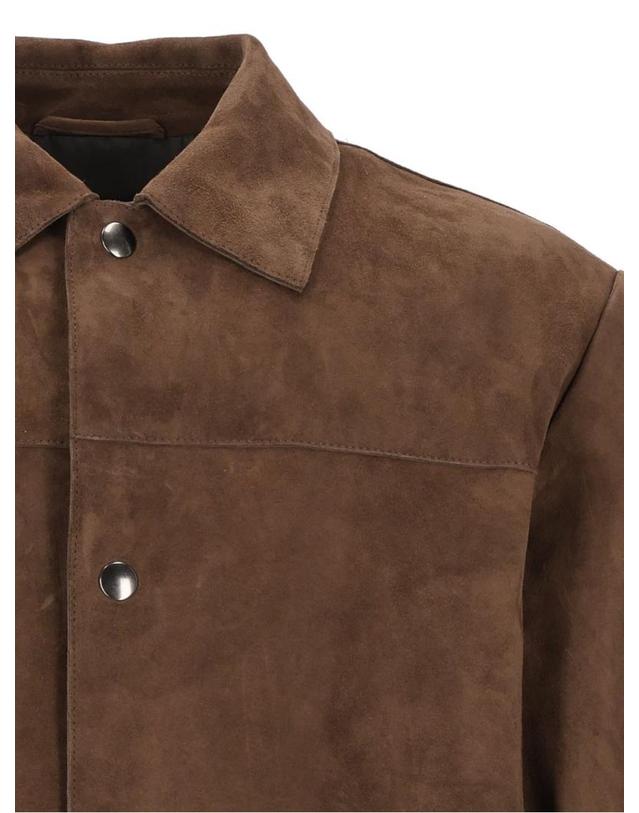 마우로 그리포니 [해외직구][A94]GRIFONI G6AC0039ACU 66G 남성 가죽자켓 레더자켓 GRIFONI GRIFONI Suede Button Up Jacket 착용컷