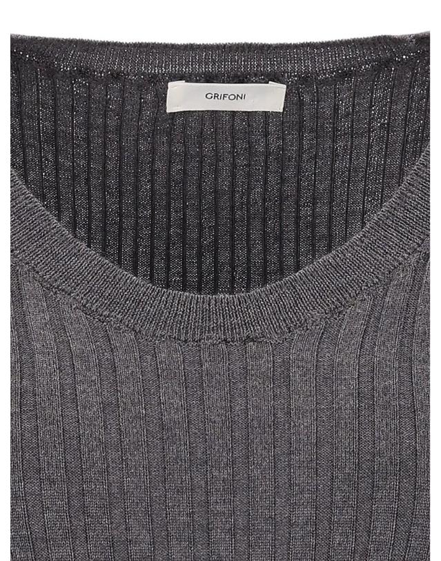 마우로 그리포니 [해외직구][A94]GRIFONI G3AC0015GRD AC0036ACU 98G 여성 니트 스웨터 GRIFONI GRIFONI Wide Neck Sweater 착용컷