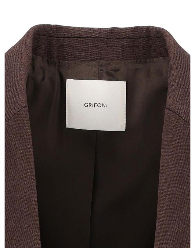 마우로 그리포니 [해외직구][A94]GRIFONI G1AC0101GRD AC0008ACU 69G 여성 블레이저 자켓 GRIFONI GRIFONI Single Breasted Blazer 착용컷