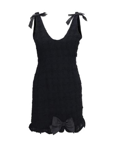 [해외직구][K68]알렉산드라리치 FABX4410F4803 0900 여성 원피스 롱 미디 미니 드레스 Checked boucle tweed mni Dress with bows
