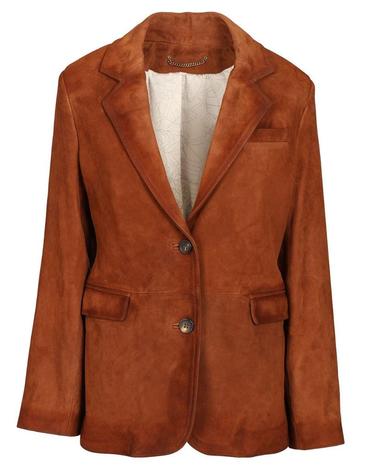 [해외직구][A94]골든구스 GWP02785P00265855816 여성 가죽자켓 바이커자켓 GOLDEN GOOSE GOLDEN GOOSE Suede Blazer