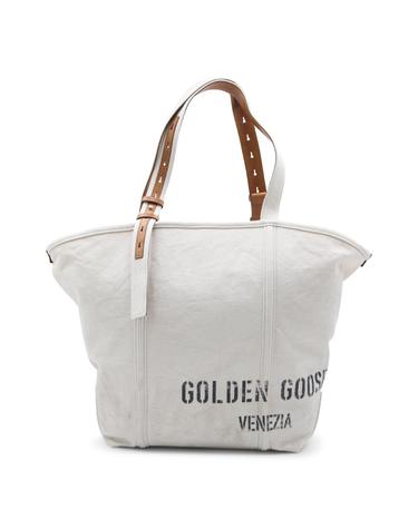 [해외직구][B47]GOLDEN GOOSE GWA00694A00086115232 여성 탑핸들백 토트백 BEIGE COTTON TOTE