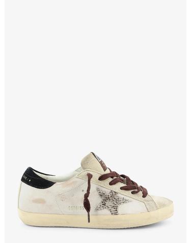 [해외직구][N85]골든구스 GWF00101 여성 스니커즈 단화 운동화 golden goose Super star suede sneakers with iconic side logo