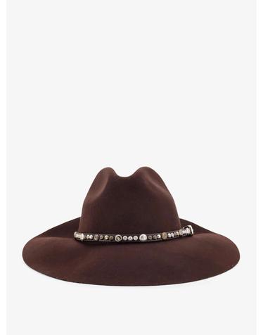 [해외직구][N85]골든구스 GUP01079 여성 모자 비니 버킷햇 캡 golden goose Golden Fedora Hat