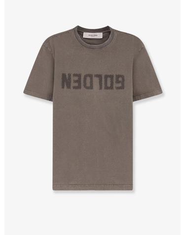 [해외직구][N85]골든구스 GMP01220 남성 티셔츠 민소매 긴소매 탑 golden goose Regular Distressed cotton t shirt