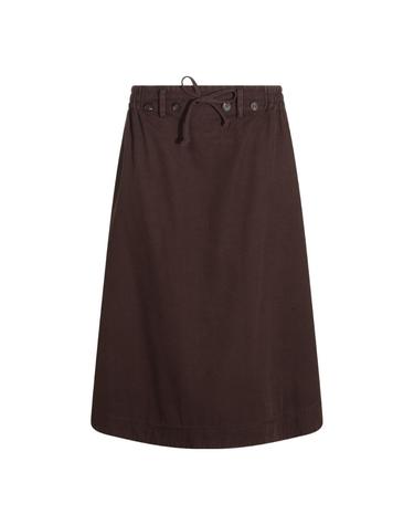 [해외직구][B47]GOLDEN GOOSE GWP02778P00260055265 여성 스커트 치마 BROWN COTTON SKIRT