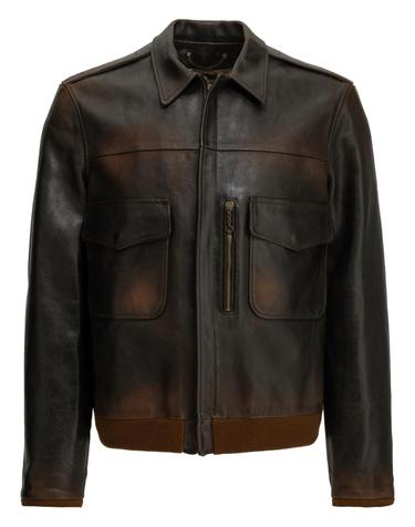 [해외직구][V90]Golden Goose GMP02502P00228855381 남성 자켓 코트 Journey Leather Jacket