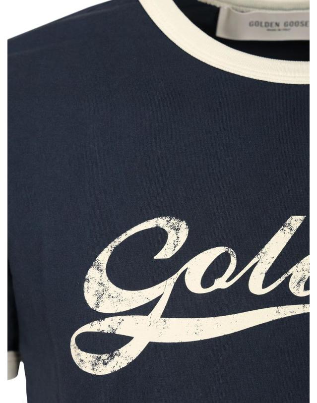 골든구스 [해외직구][A94]골든구스 GMP02761P00262483134 남성 티셔츠 민소매 상의 GOLDEN GOOSE GOLDEN GOOSE Journey T Shirt 착용컷