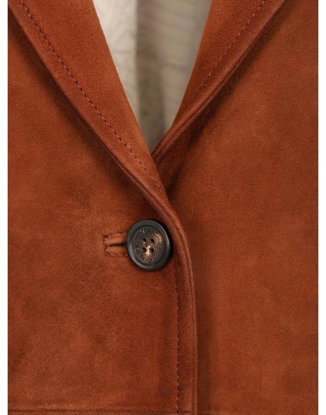 골든구스 [해외직구][A94]골든구스 GWP02785P00265855816 여성 가죽자켓 바이커자켓 GOLDEN GOOSE GOLDEN GOOSE Suede Blazer 착용컷