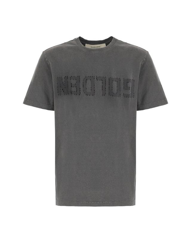 GOLDEN GOOSE [해외] [골든구스] [W63]GOLDEN GOOSE GMP01220P000671 60318 남성 티셔츠 상의 탑 T SHIRT FH6XXX00939