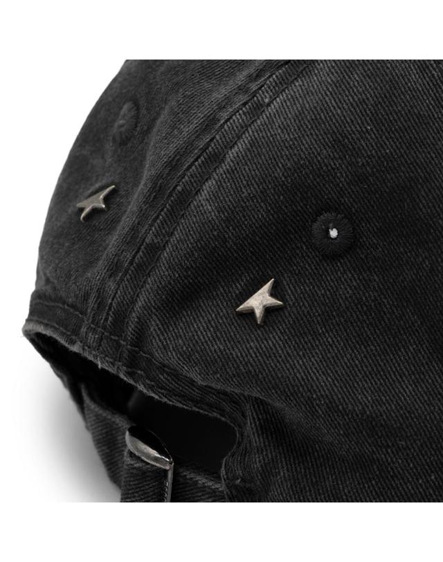 골든구스 [해외직구][B47]GOLDEN GOOSE GUP02837P00273460188 여성 모자 캡 비니 ANTHRACITE COTTON BASEBALL CAP 착용컷