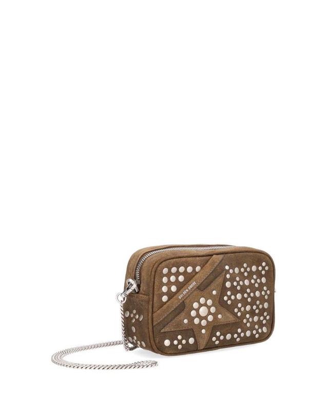 골든구스 [해외직구][A94]GOLDEN GOOSE GWA00228A00089335674 여성 크로스백 숄더백 GOLDEN GOOSE GOLDEN GOOSE Mini Star Bag In Suede Leather 착용컷