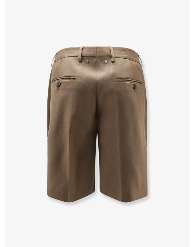골든구스 [해외직구][N85]골든구스 GMP01057 남성 숏팬츠 버뮤다팬츠 반바지 golden goose Virgin wool shorts 착용컷