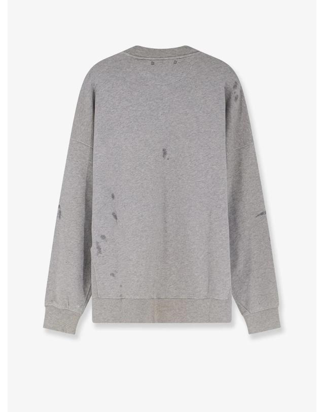 골든구스 [해외직구][N85]골든구스 GUP02175 남성 맨투맨 후드 스웨트셔츠 golden goose Cotton sweatshirt with print on the front 착용컷