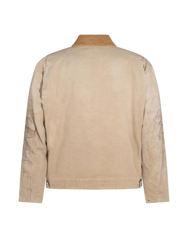 골든구스 [해외직구][Q11]골든구스 GUP02747P00265555559 남성 자켓 CAMEL COTTON CASUAL JACKET 착용컷
