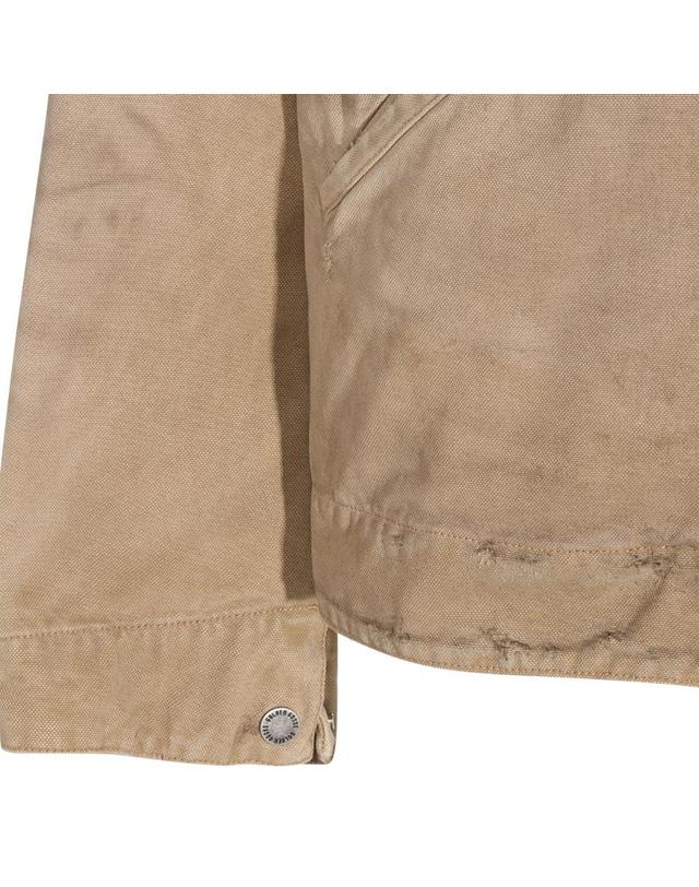 골든구스 [해외직구][Q11]골든구스 GUP02747P00265555559 남성 자켓 CAMEL COTTON CASUAL JACKET 착용컷