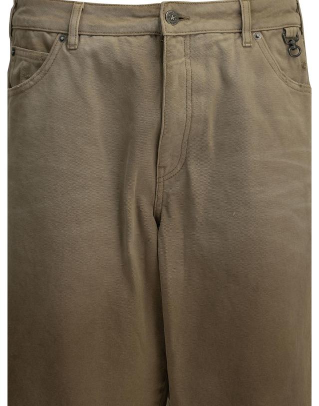골든구스 [해외직구][V90]골든구스 GMP02748P00265655559 남성 바지 팬츠 하의 Painter Work Pants 착용컷