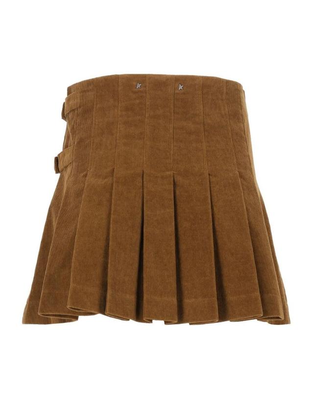 골든구스 [해외직구][A94]GOLDEN GOOSE GWP02744P00259620400 여성 스커트 치마 GOLDEN GOOSE GOLDEN GOOSE Journey Ws Wrap Miniskirt 착용컷