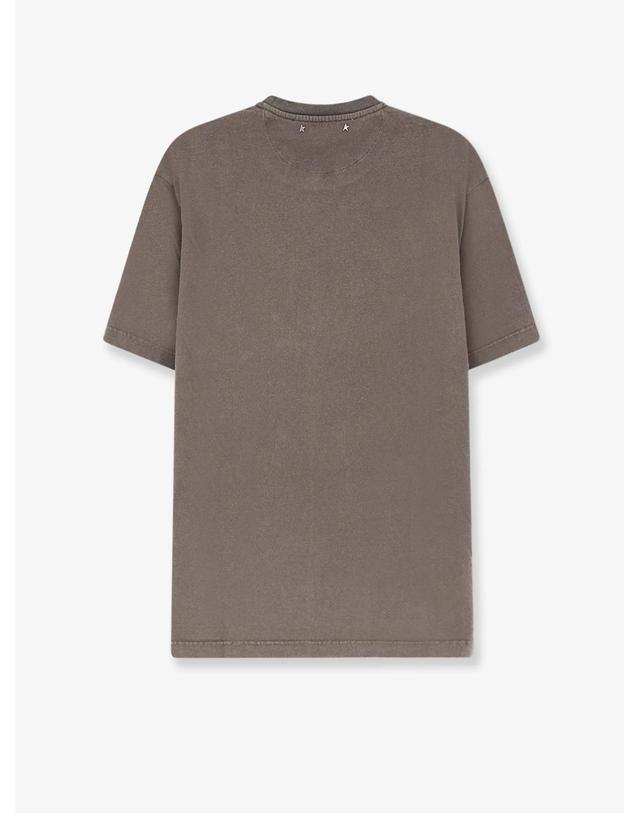 골든구스 [해외직구][N85]골든구스 GMP01220 남성 티셔츠 민소매 긴소매 탑 golden goose Regular Distressed cotton t shirt 착용컷